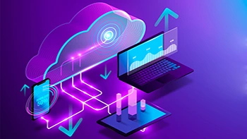 Blog image showing cloud disaster recovery strategies with an illustration of disaster recovery plan